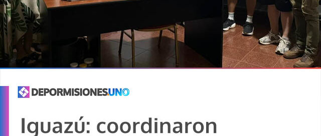 Iguazú: coordinaron el cronograma anual de actividades en el Polideportivo Municipal