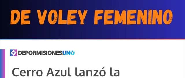 Cerro Azul lanzó la primera edición 2026 del Torneo Municipal de Vóley Femenino