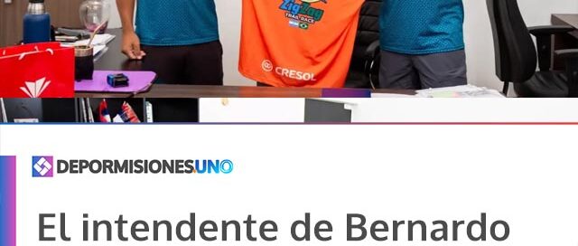 El intendente de Bernardo de Irigoyen recibió a organizadores de la Zig Zag Trail Race tras su tercera edición