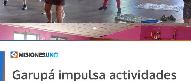 Garupá impulsa actividades físicas con adultos mayores a través de gimnasia adaptada y yoga