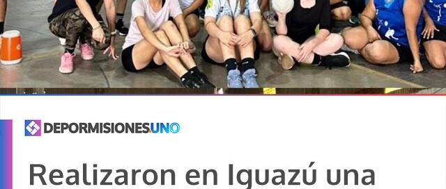 Realizaron en Iguazú una clínica de iniciación al cestoball con referentes de la Selección Argentina