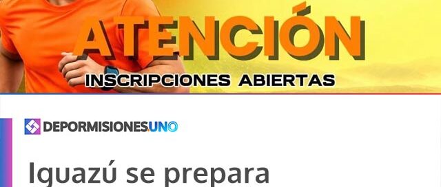 Iguazú se prepara para la Media Maratón Internacional de las Tres Fronteras