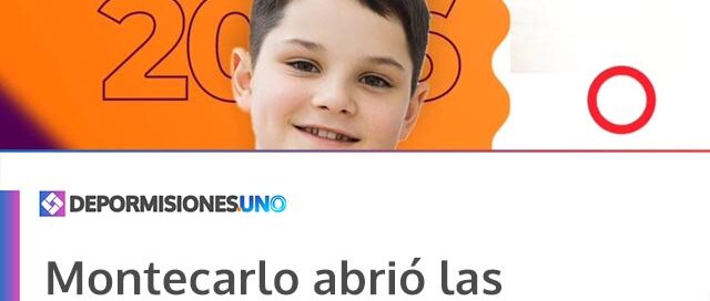 Montecarlo abrió las inscripciones para las Escuelas de Iniciación Deportiva 2026