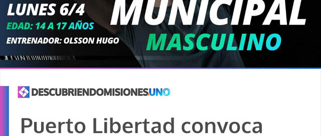 Puerto Libertad convoca a jóvenes para integrar el equipo municipal de vóley masculino