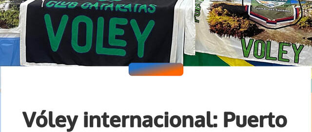 Vóley internacional: Puerto Iguazú será sede de un gran torneo juvenil en mayo