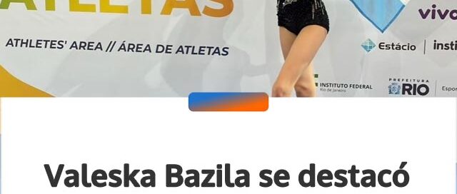 Valeska Bazila se destacó en el Panamericano de Gimnasia Rítmica y quedó entre las mejores del continente